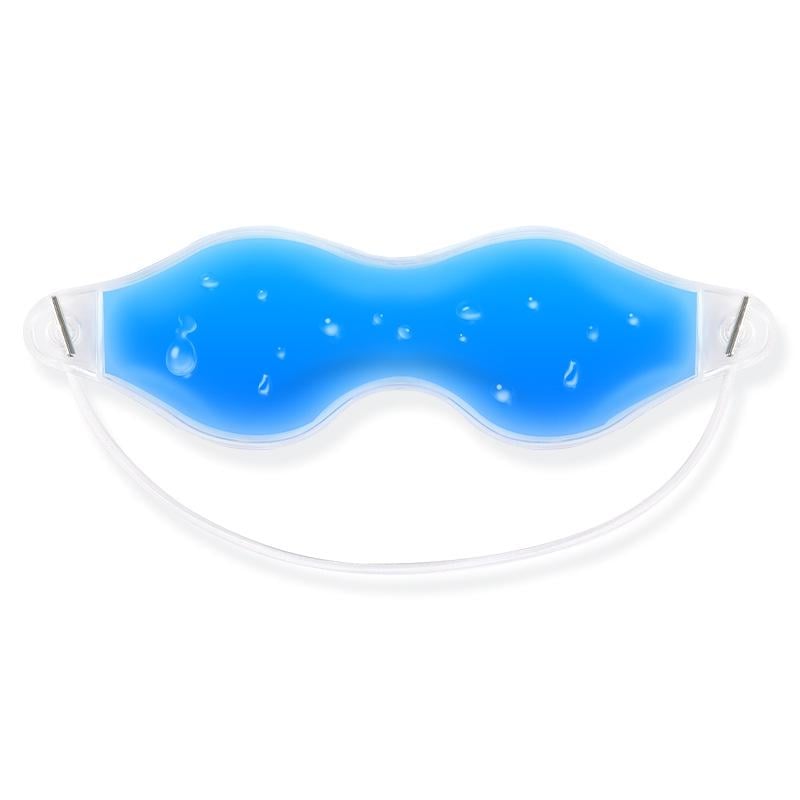 Маска-компресс для глаз 2в1 многоразовая гелевая охлаждающая Синий (29472)