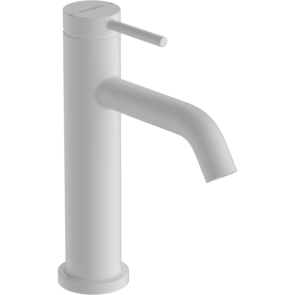 Смеситель для раковины Hansgrohe Tecturis S однорычажный Белый матовый (37460534)