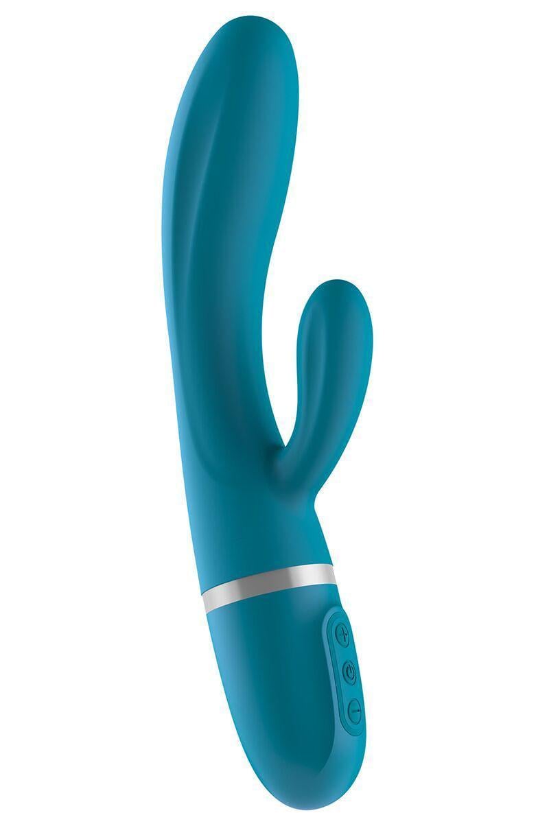 Вибратор-кролик Liebe Bend It Plus гибкий 2 мотора/10 режимов Ocean Blue (SX1587)