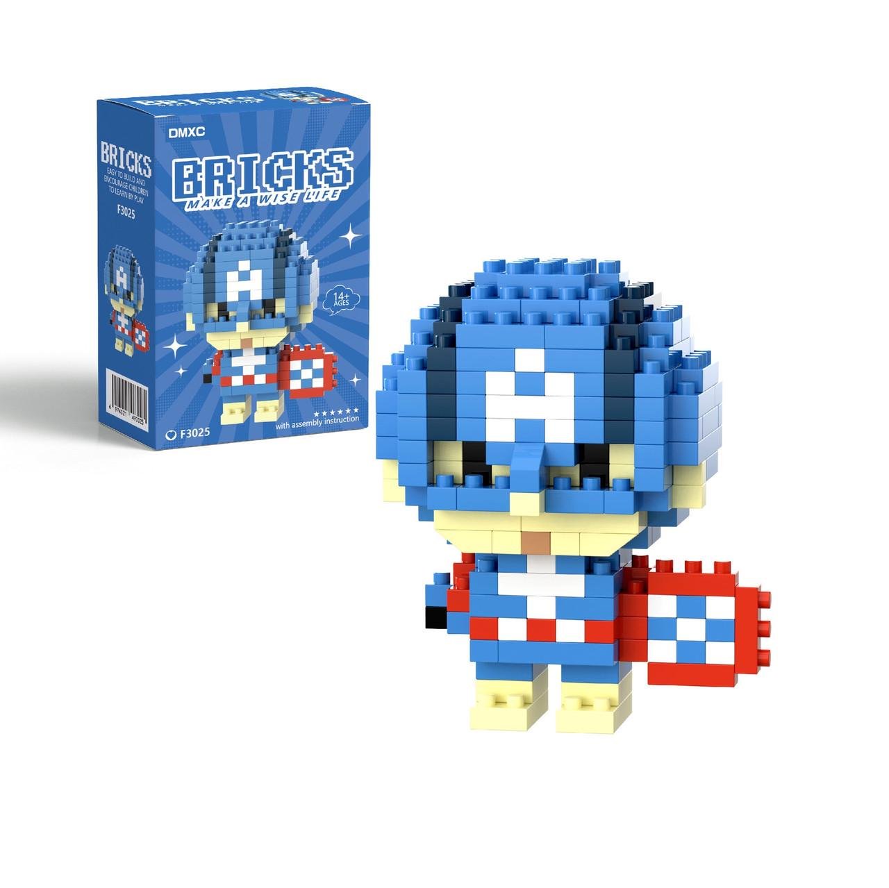 Конструктор-фигурка BRICKS Капитан Америка (2869967750)