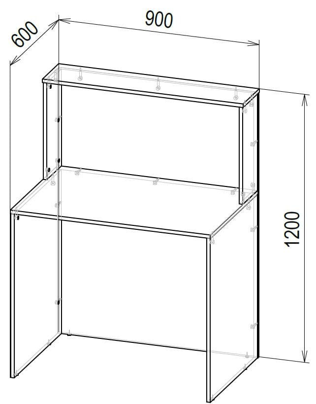 Стол приемная Белый (17821936) - фото 2 Стол приемная Белый (17821936) - фото 2