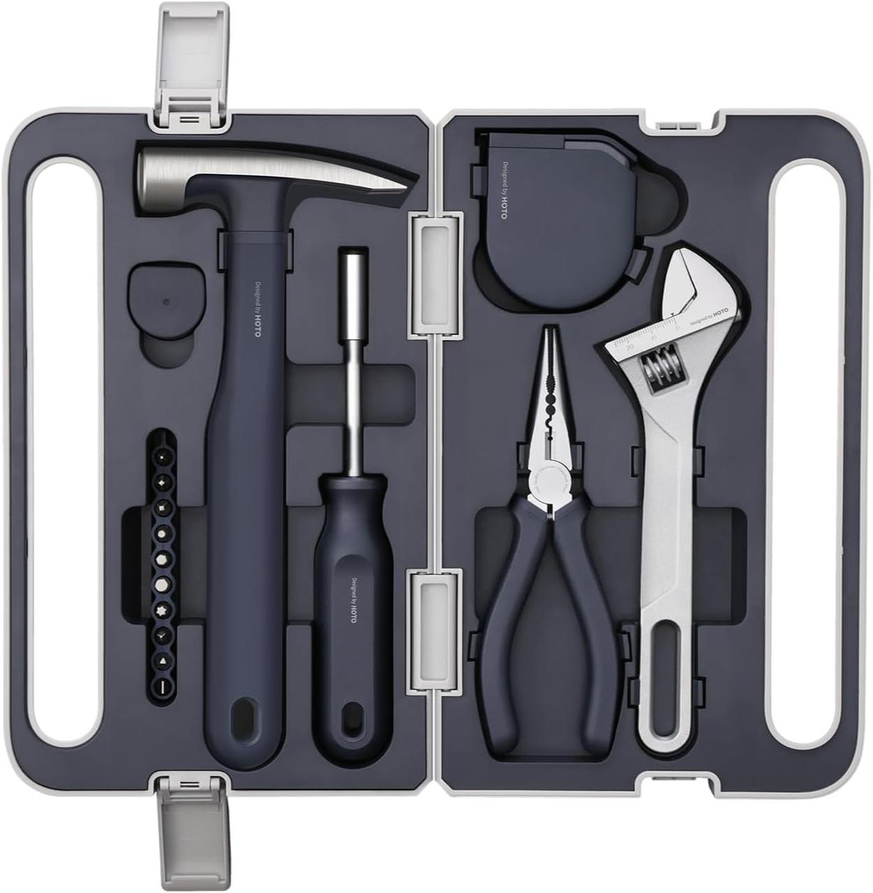 Набор инструментов HOTO QWSGJ002 Hand Tool Set с отверткой и кейсом (000974)