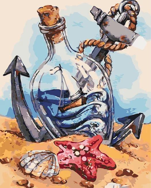 Картина по номерам Идейка "Морское настроение" 40х50 см (KHO2732)