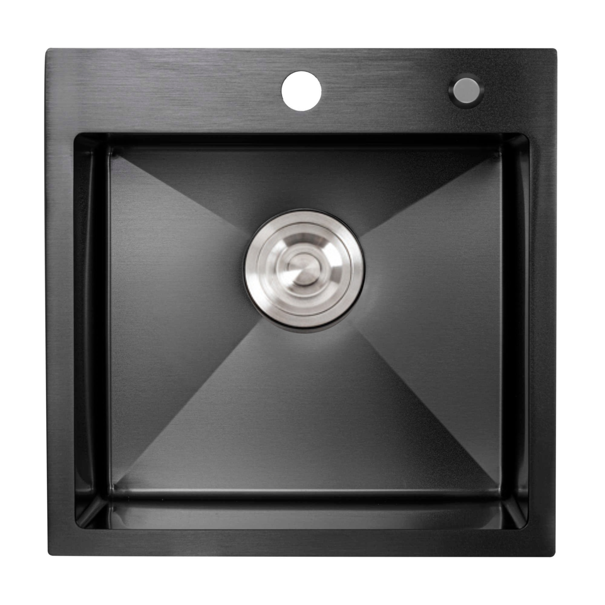 Мойка кухонная Valeso Handmade PVD сифон круглый 3,0/0,8 45x45 см Черный (20844386) Мойка кухонная Valeso Handmade PVD сифон круглый 3,0/0,8 45x45 см Черный (20844386)