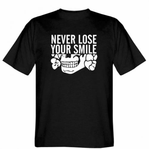 Футболка мужская Gildan Never Lose Your Smile XL Черный (19275941-2-200485-XL)