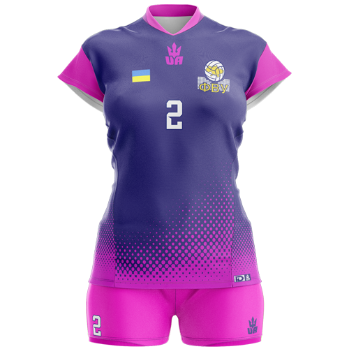 Волейбольна форма жіноча S Фіолетовий/Рожевий ( 08011711)