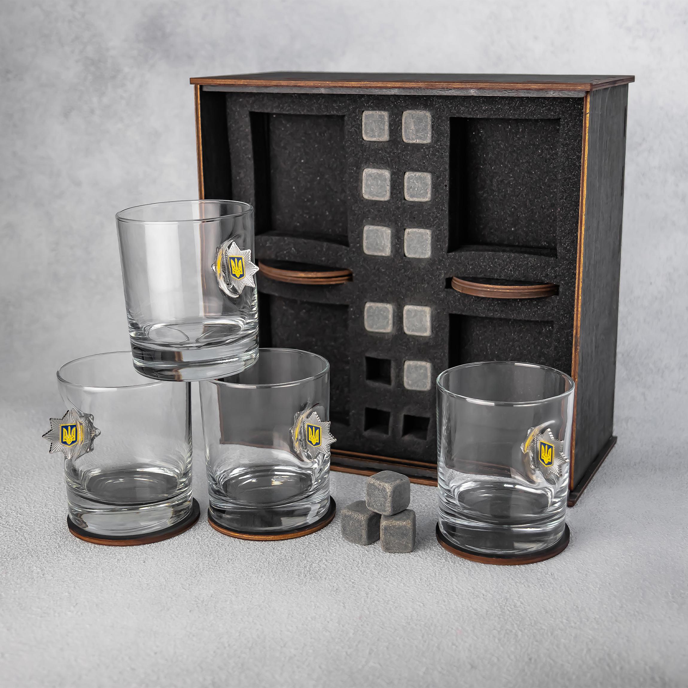 Набор на 4 стакана Полиция (24919589)