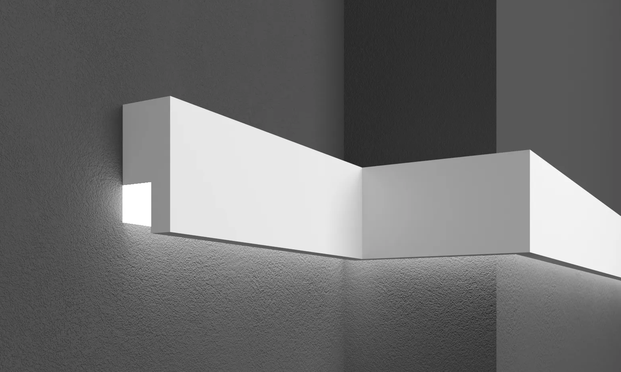 Молдинг фасадный Prestige Decor MC 301 led 2000 мм (2330263554)