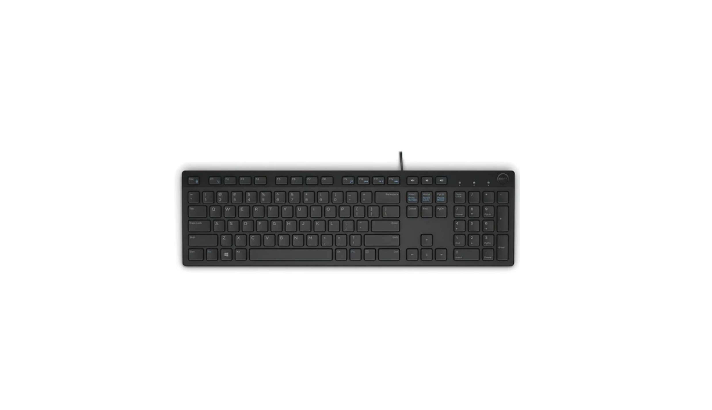 Клавиатура Dell Multimedia Keyboard-KB216 Ukrainian (580-AHHE)