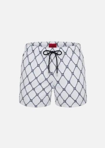 Шорты мужские для плавания Hugo Boss Quick-Dry Swim Shorts With Logo Print R-HB-6014WT 2XL