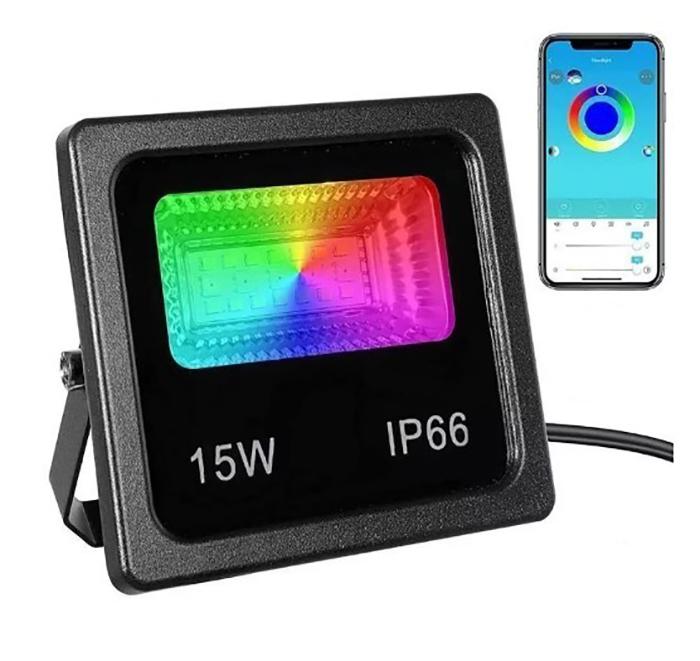 Прожектор Smart LED 15W RGB - фото 6 Прожектор Smart LED 15W RGB - фото 6