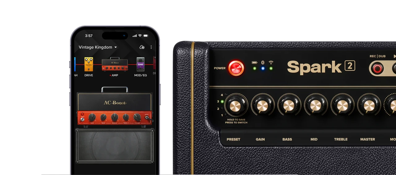 Комбопідсилювач Positive Grid Spark 2 - фото 3 Комбопідсилювач Positive Grid Spark 2 - фото 3