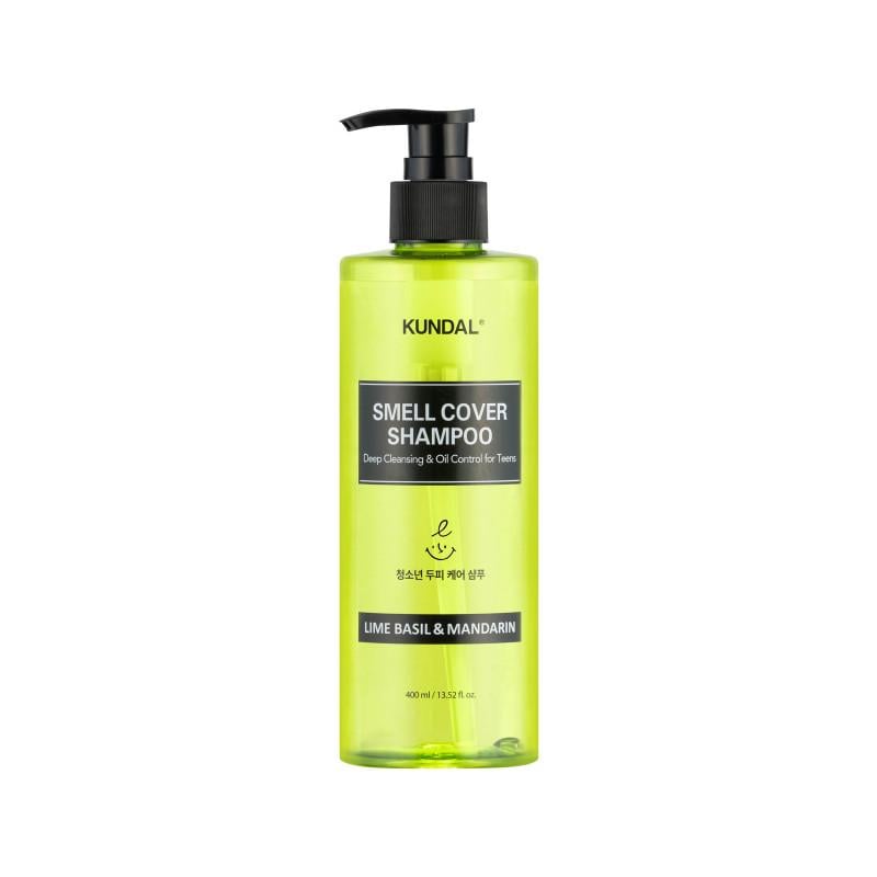 Шампунь от жирности волос для подростков Kundal All Day Smell Cover Teens Shampoo Lime Basil&Mandarin 400 мл (23591589)