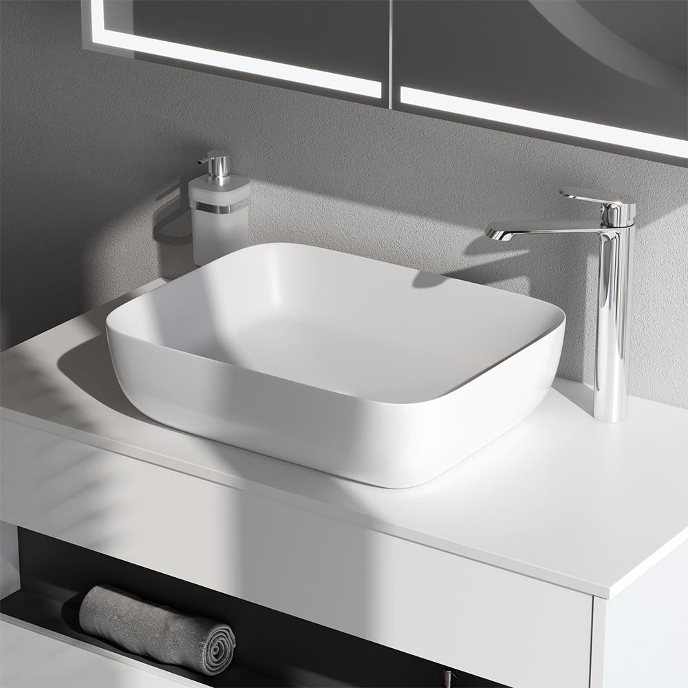 Умивальник накладний AM.PM Func MFAWCC10510WG 510x405x135 мм Білий (195780) - фото 4