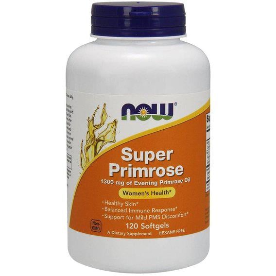 Масло вечерней примулы NOW Foods Super Primrose 1300 мг 120 Softgels