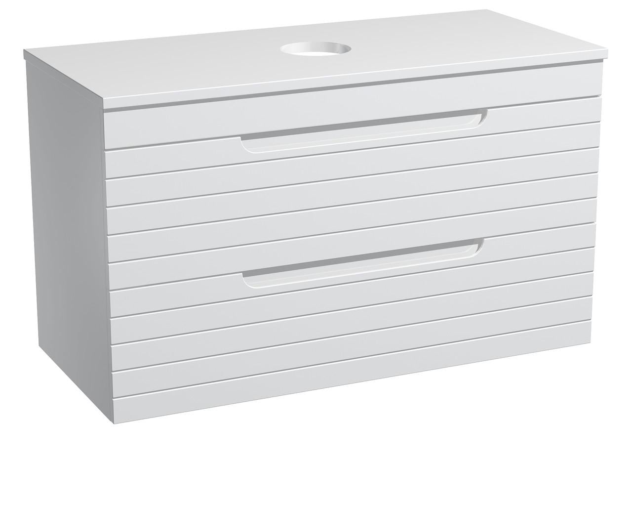 Тумба навесная Milleau PARALLEL 100 со столешницей для ванной комнаты