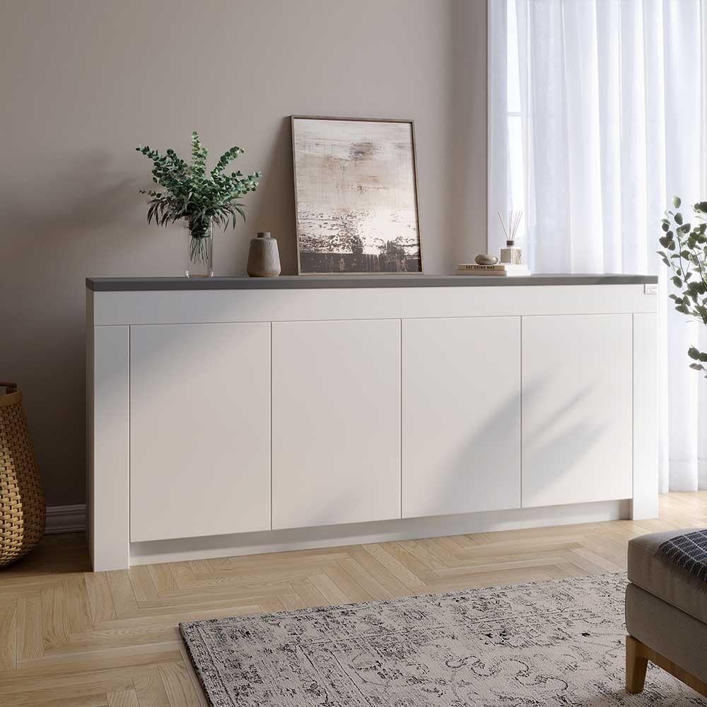 Комод великий Lion Ларі-1 Німфея альба/Антрацитовий (Lion-041040)