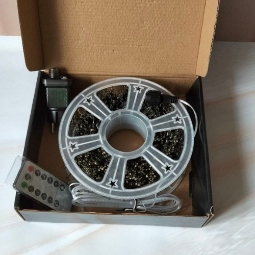 Гірлянда Роса Мішура/Хвойна лапа 2000LED в котушці зелений провід 100 м Жовтий (D2000L100MGY) - фото 5 Гірлянда Роса Мішура/Хвойна лапа 2000LED в котушці зелений провід 100 м Жовтий (D2000L100MGY) - фото 5