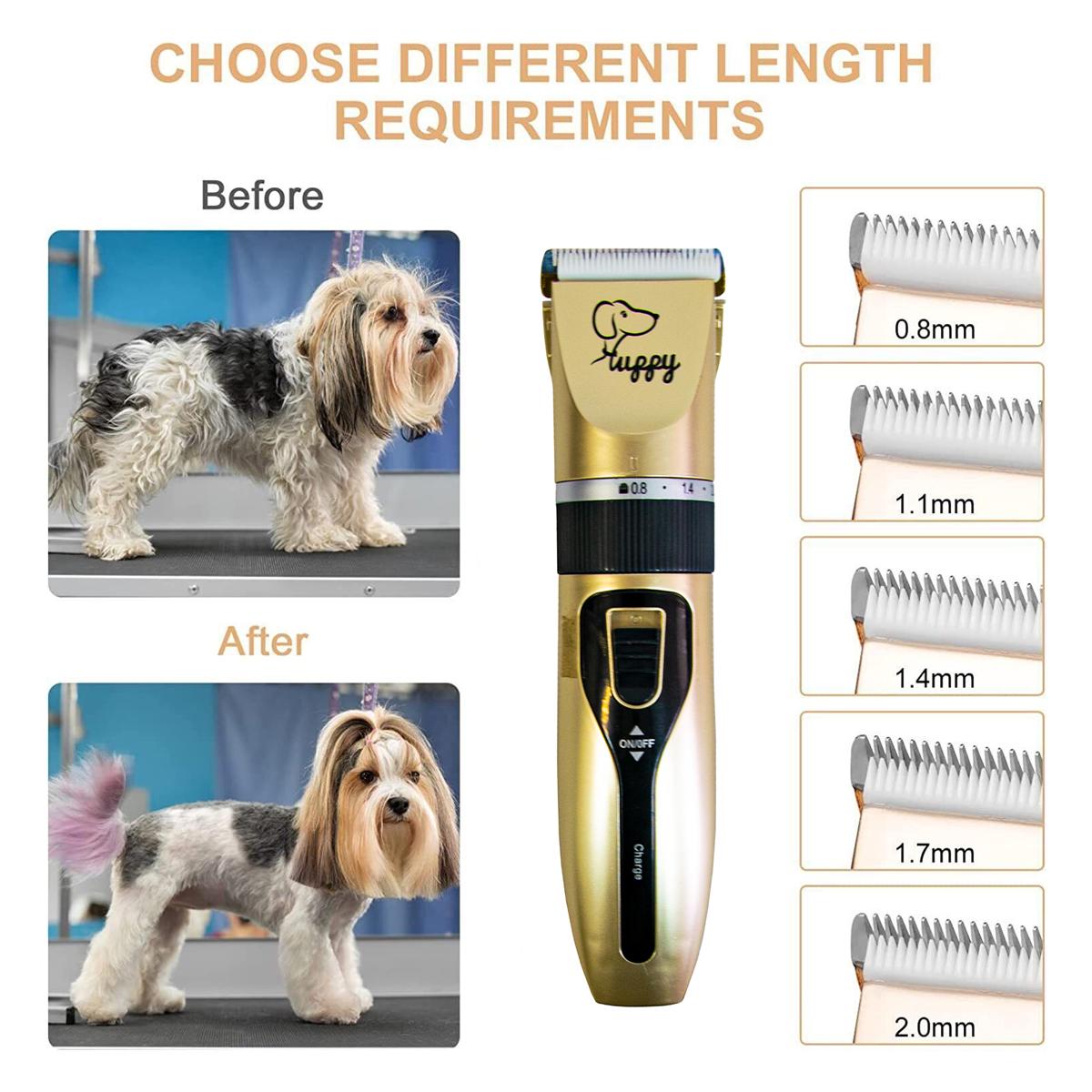 Машинка для стрижки собак и кошек Pet Grooming Hair Clipper Kit (1009471-Bronze) - фото 6