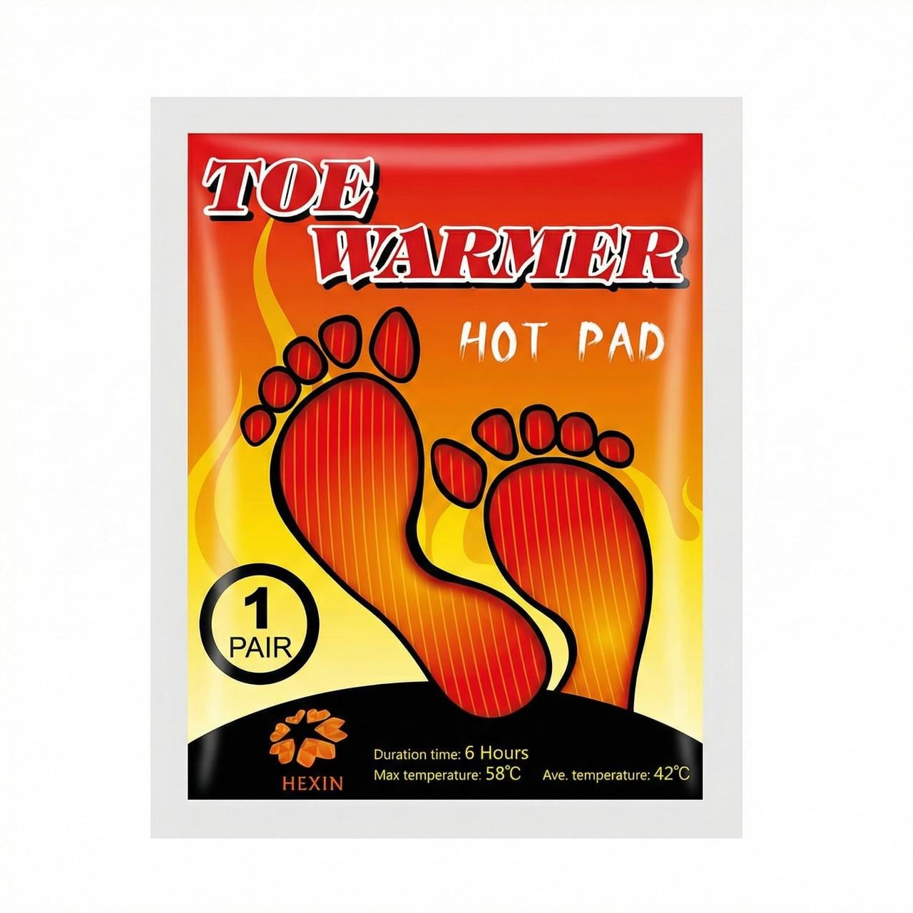 Грелка-полустелька химическая для ног Toe Warmer Hot Pad 2 шт./1 пара (000006802)
