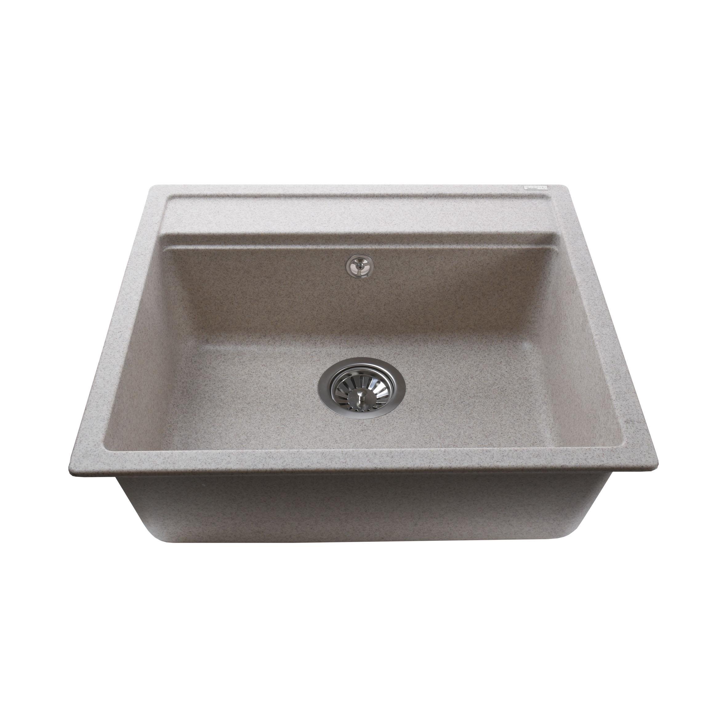 Мийка кухонна Globus Lux 000022408 гранітна прямокутна 570x510 мм Бежевий (25953071) - фото 4 Мийка кухонна Globus Lux 000022408 гранітна прямокутна 570x510 мм Бежевий (25953071) - фото 4