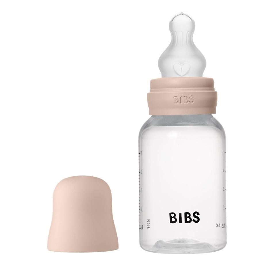 Пляшечка дитяча BIBS Round Silicone 150 мл Blush
