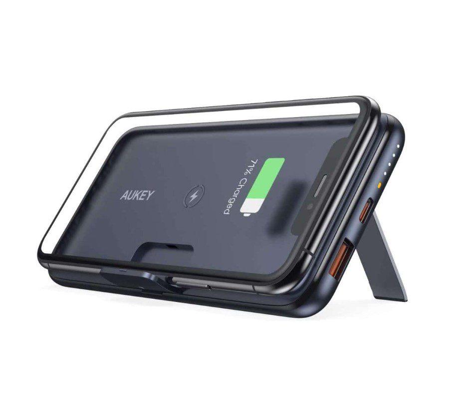 Повербанка AUKEY PBWL02 10000 mAh Wireless Qi PD/QC 3.0 (52829) - фото 2