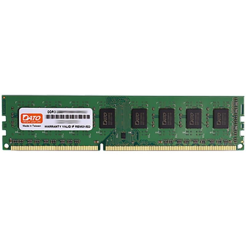 Оперативна пам'ять Dato DDR3 DIMM 4 Гб 1600 МГц CL9 модуль для настільних ПК та офісних систем Зелений (633307)