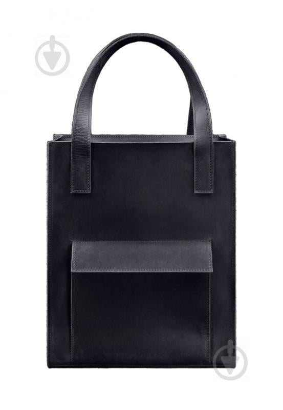 Сумка шоппер BlankNote Бетсі з кишенею Темно-синій (BN-BAG-10-1-nn)