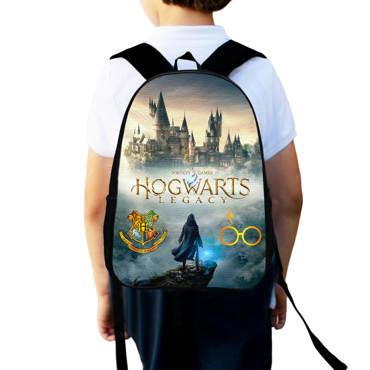 Школьный рюкзак детский Гарри Поттер Хогвартс для мальчика 34х27 см (0133)