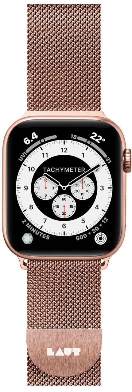 Металический ремешок Laut Steel Loop for Watch 41/40/38, Rose Gold (LAUT_AWS_ST_RG)
