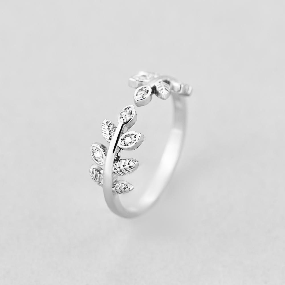 Серебряное кольцо Minimal Душа природы (622)