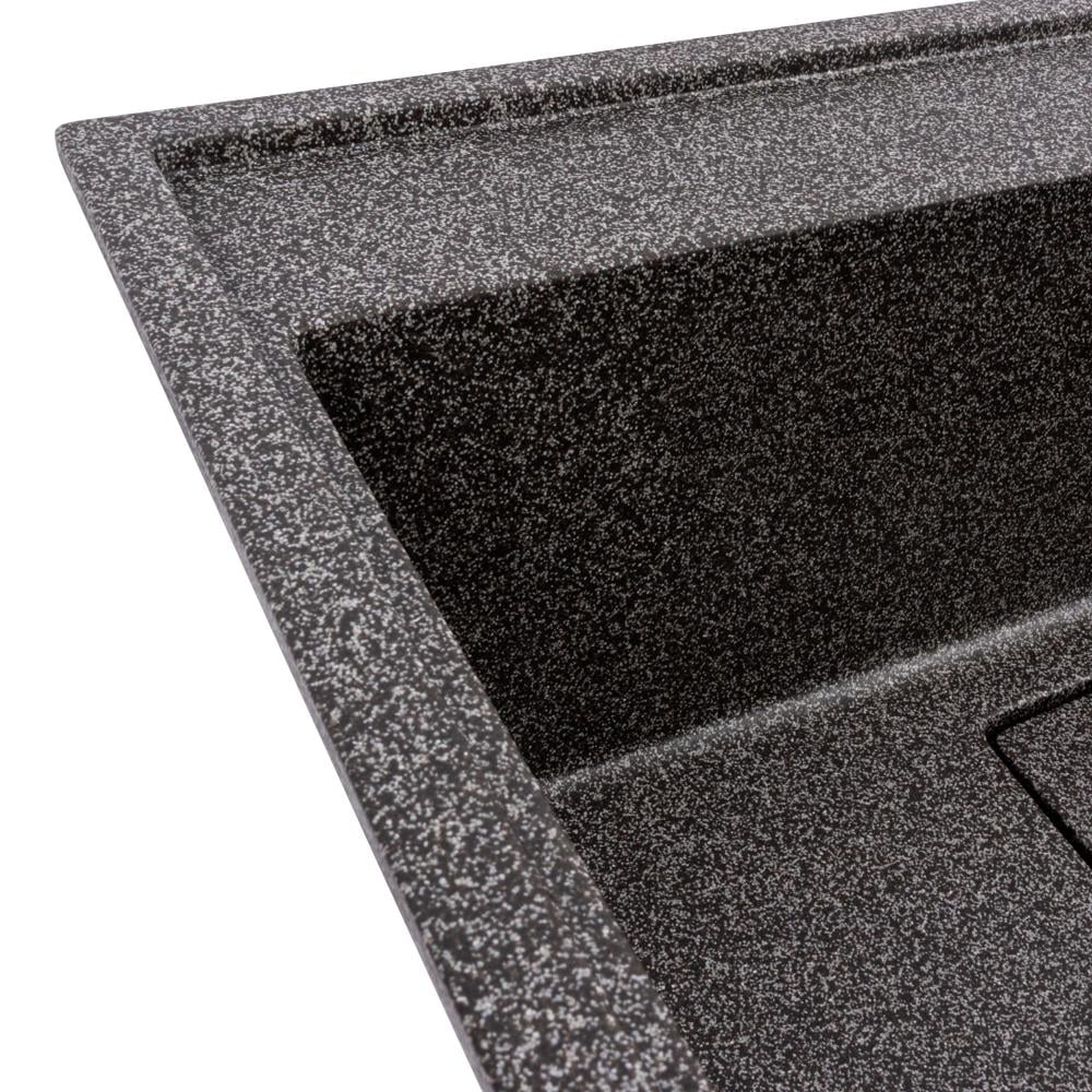 Мийка кухонна гранітна Valeso 6050 SHERLIT Графіт - фото 4 Мийка кухонна гранітна Valeso 6050 SHERLIT Графіт - фото 4