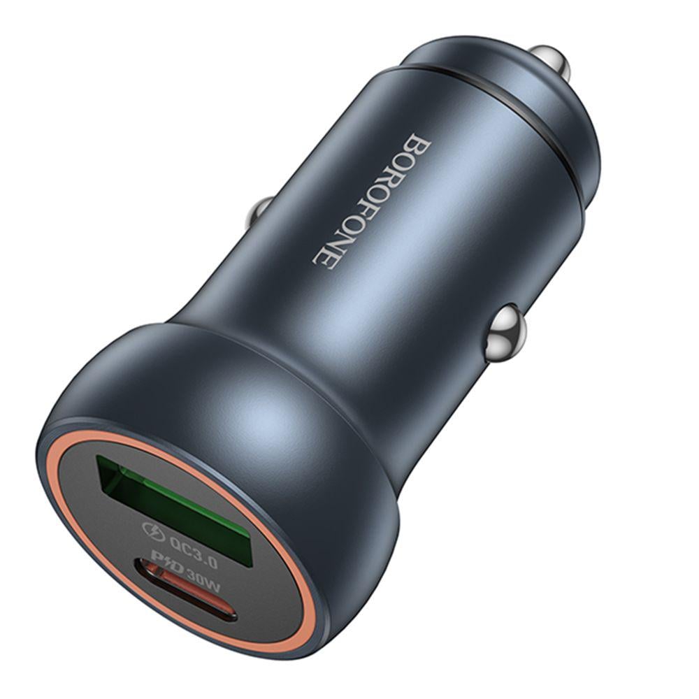 Зарядний пристрій автомобільний Borofone BZ32A 1USB/1USB-C QC/PD30W (28161005) - фото 3 Зарядний пристрій автомобільний Borofone BZ32A 1USB/1USB-C QC/PD30W (28161005) - фото 3