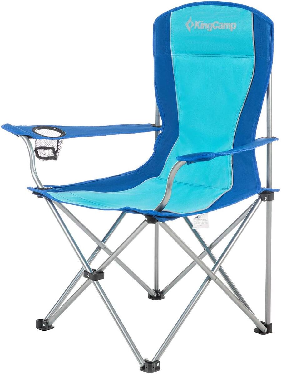 Стілець KingCamp Arms Chairin Steel Blue (1026-KC3818 Blue) - фото 1