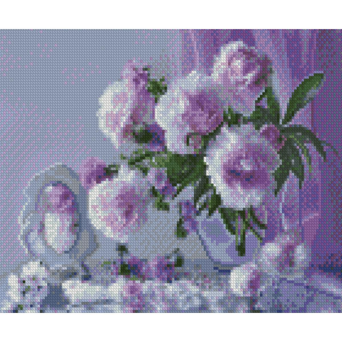 Алмазная мозаика Strateg Нежная сирень 30х40 см (Str-HX202)