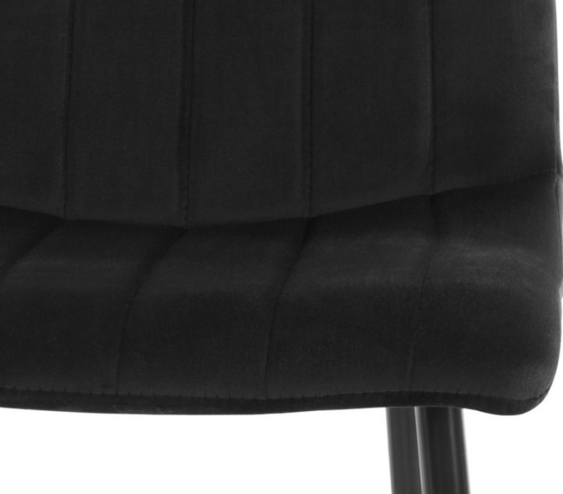 Стул кухонный Intarsio ETHAN велюр Черный (ETHAN19-2) - фото 7 Стул кухонный Intarsio ETHAN велюр Черный (ETHAN19-2) - фото 7