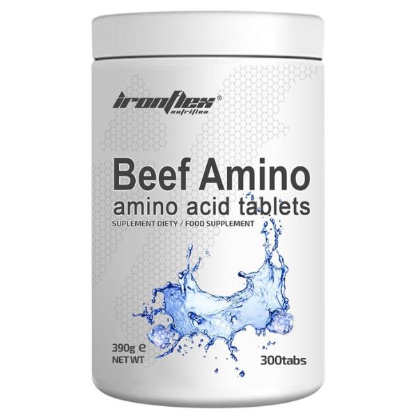 Аминокомплекс для спорта IronFlex Beef Amino 300 табл. (24159919)