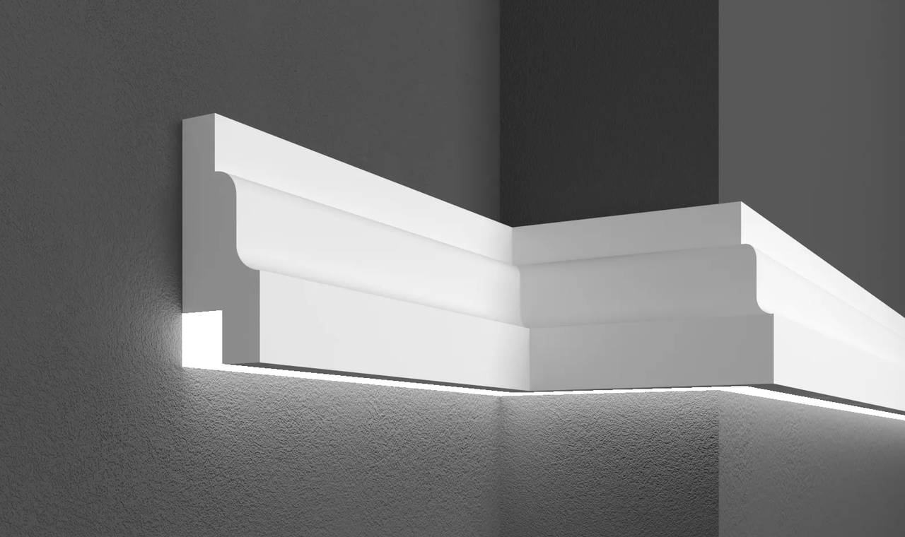 Молдинг фасадний Prestige Decor MC 302 led 2000 мм (2330268151)