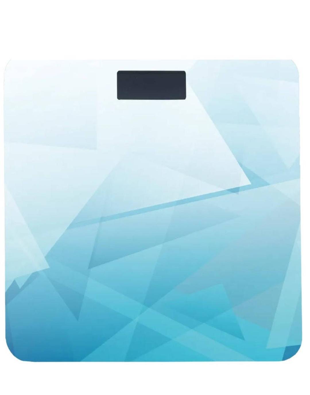 Весы напольные SeaBreeze SB-074 стеклянные до 180 кг Голубой (SB-074)