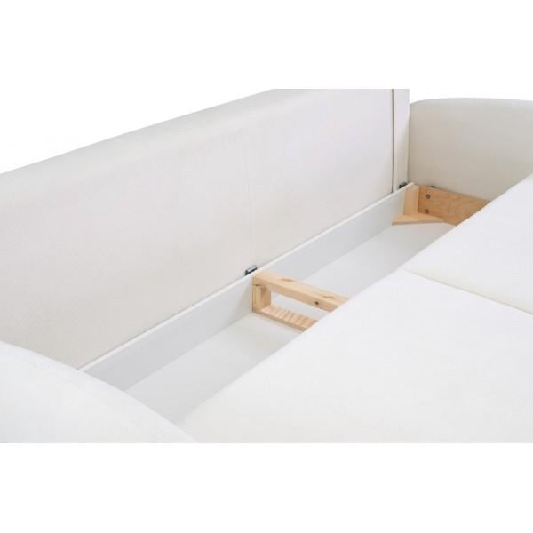 Диван раскладной Perfect Home Soft из натурального дерева/ДСП/ткани Run again 01 Кремовый (49712) - фото 7 Диван раскладной Perfect Home Soft из натурального дерева/ДСП/ткани Run again 01 Кремовый (49712) - фото 7