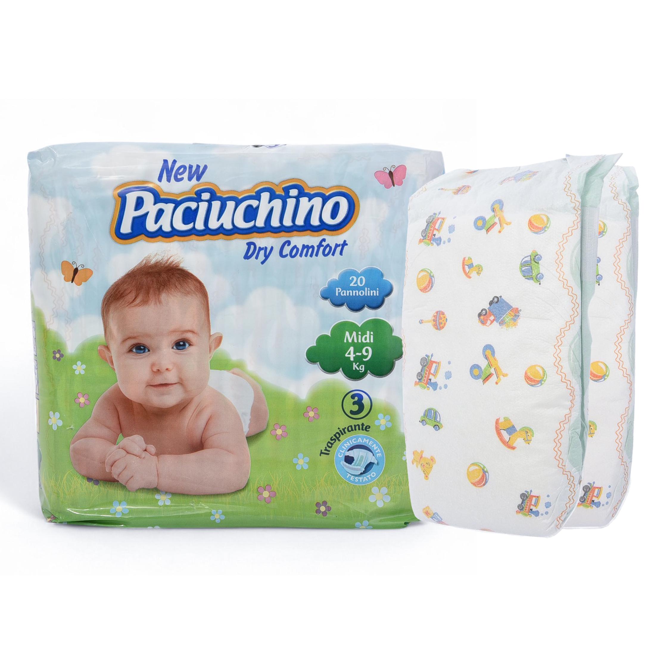 Підгузки Cardificio Italiano Paciuchino 3 M 4-9 кг 20 шт.