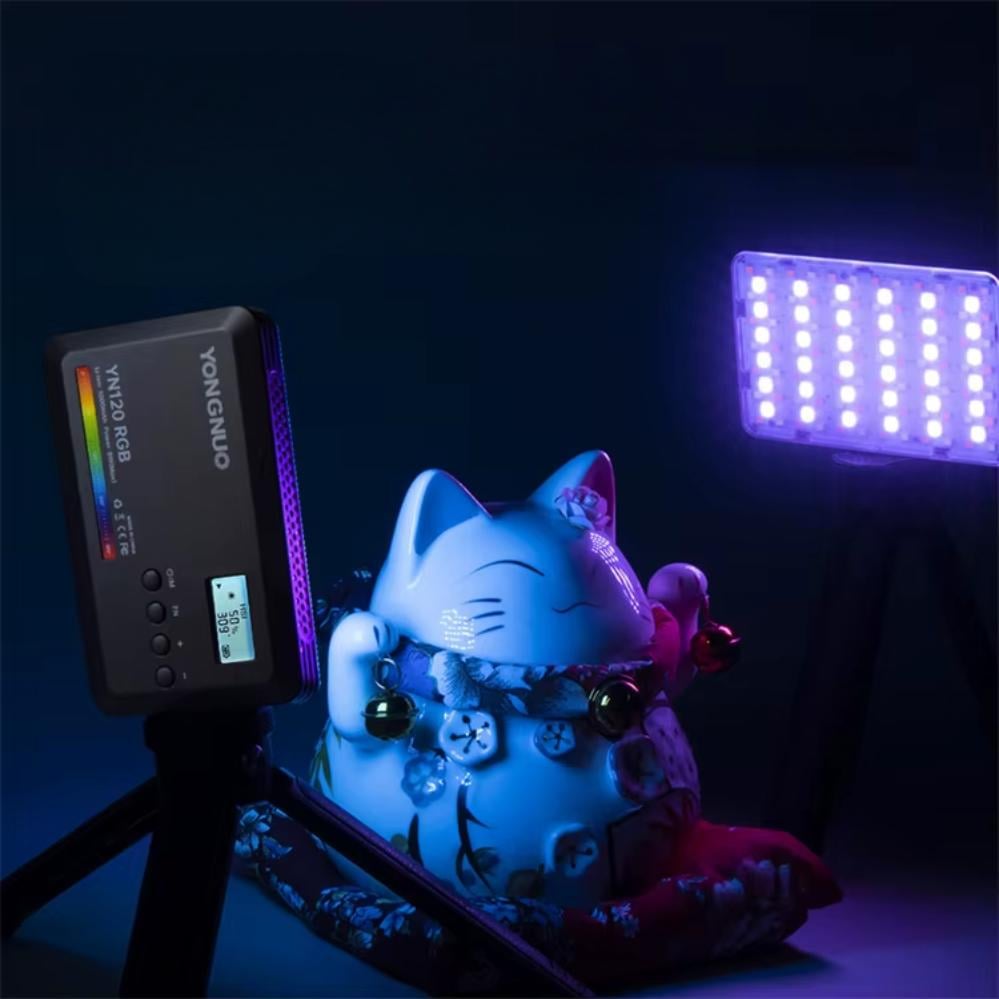Відеосвітло накамерне акумуляторне Yongnuo YN120RGB для фото та відеозйомок (120.1781) - фото 3