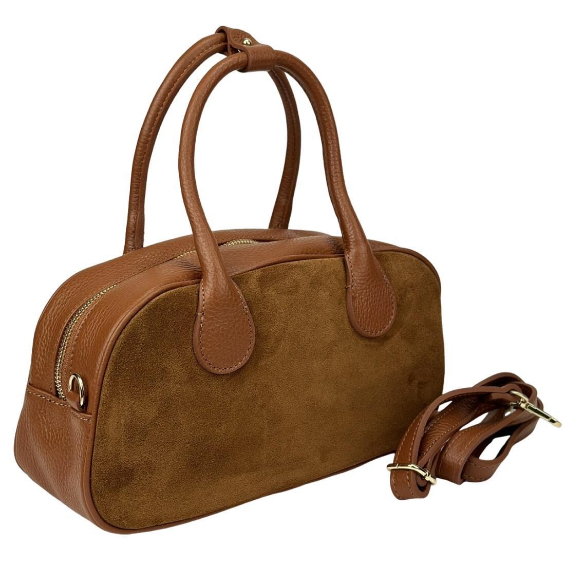 Жіноча сумка Royal Bag F-IT-3017C замшева Коричневий (8079) - фото 3 Жіноча сумка Royal Bag F-IT-3017C замшева Коричневий (8079) - фото 3