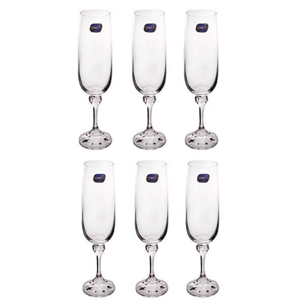 Набор бокалов для шампанского Bohemia Julia 6 шт. 180 мл (40428/180)