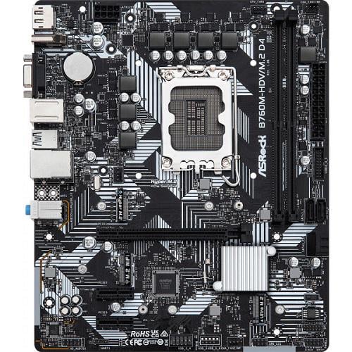 Материнська плата ASRock B760M-HDV/M.2 D4 (10779150)