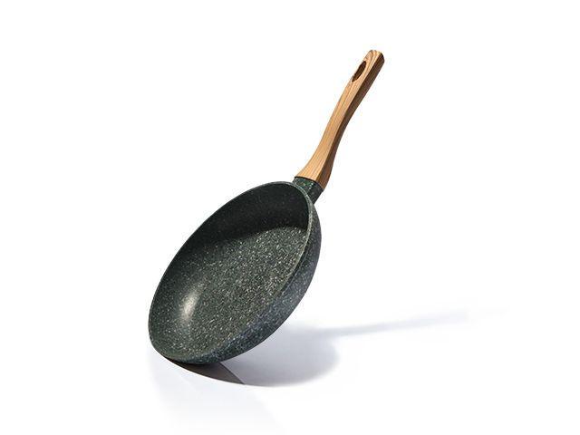 Сковорода Fissman Monblane Stone 24х4,9 см алюминиевая с каменным антипригарным покрытием (AL-4275.24)