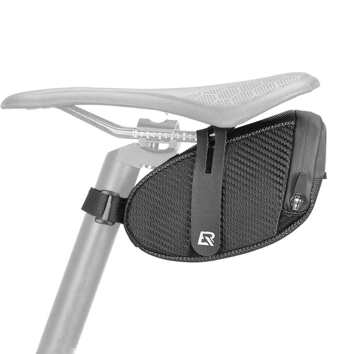 Велосумка підсідельна ROCKBROS B74 велкро світловідблискувальна Чорний (RB-B74-2717)