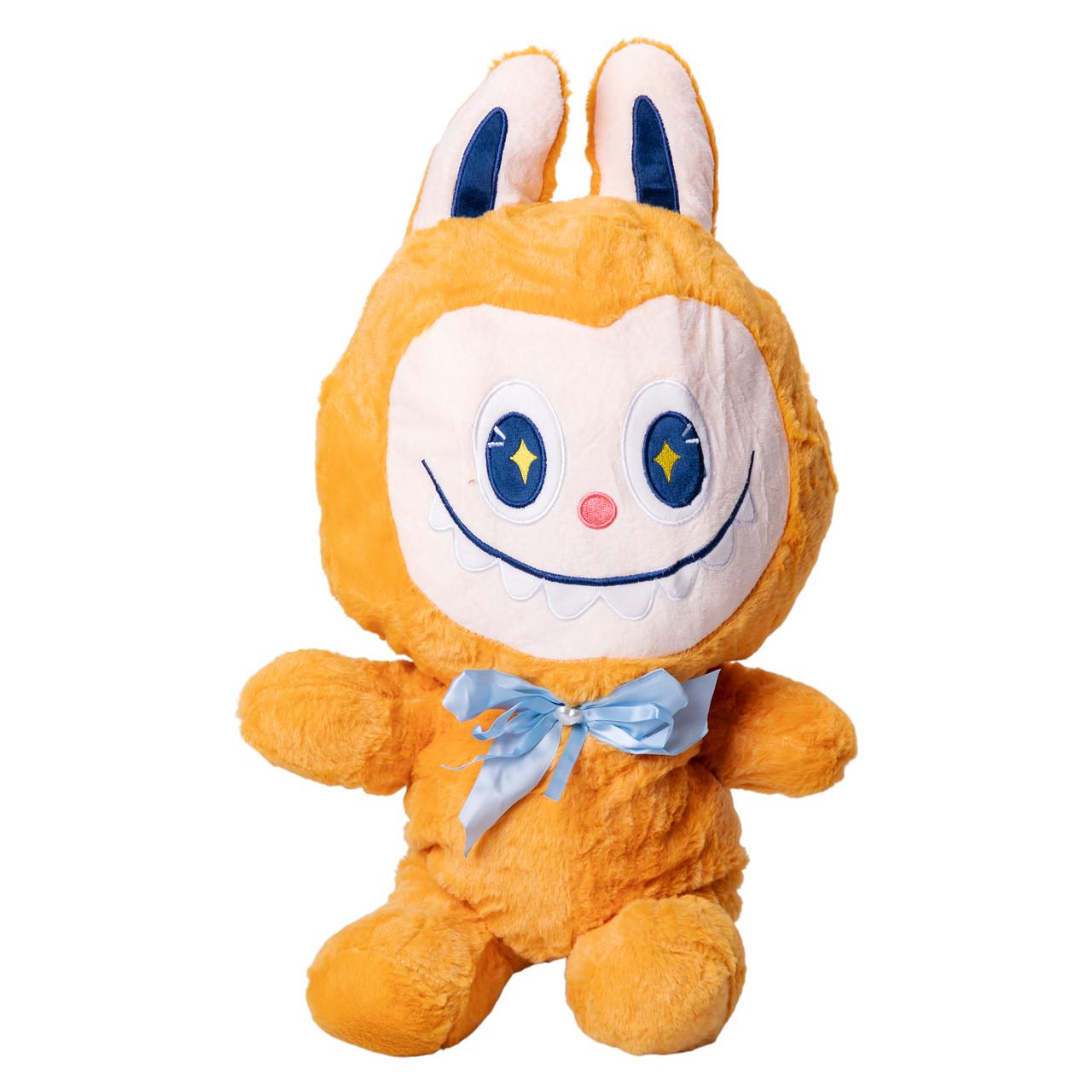 М'яка дитяча іграшка Colorful Home Лабубу з пледом 54 см плюшева Жовтий (LAB3Y) - фото 1 М'яка дитяча іграшка Colorful Home Лабубу з пледом 54 см плюшева Жовтий (LAB3Y) - фото 1