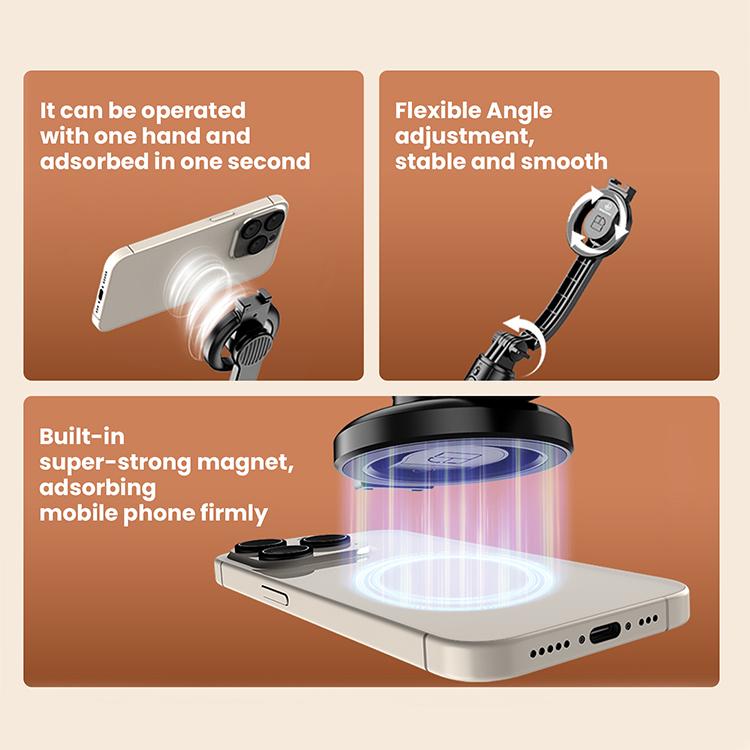 Монопод с треногой Proove Magnet Stick для телефона Черный (MPMG00010001) - фото 8